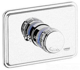 19702av0 Grohe Quadra Pressure Balance Trim With Grip Handle Satin Nickel