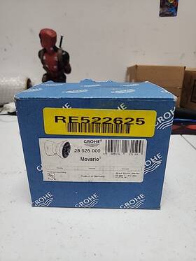 28528 Grohe Movario Body Spray Polished Chrome New Open Box