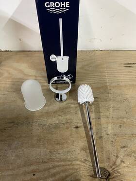 Grohe 40463001 Bau Cosmopolitan Wall Mounted Toilet Brush Parts Only
