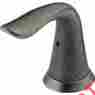 H238pt Delta Lahara Lav Bathroom Faucet Handles Aged Pewter Finish