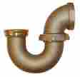 H751-3 Dearborn Brass La Trap 2 X 1 With Cleanout Cast Rough 041193004833