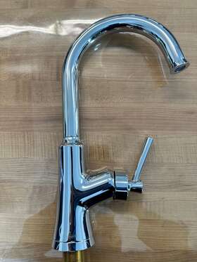 04795000 Hansgrohe Joleena Chrome Bar Sink Faucet Single Hole Preowned