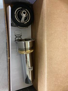 050100821 Hansgrohe 50100821 Sink Push Open Drain 1-1/4-inch Brushed Nickel