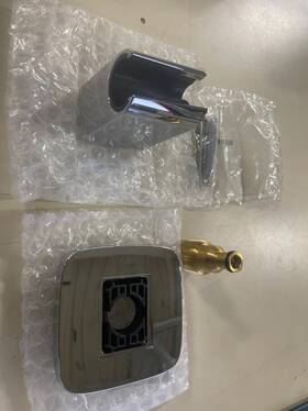 26887001 Hansgrohe Handheld Shower Wall Outlet 1/2-inch Connection In Chrome