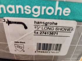 27413671 Hansgrohe 27413 Raindance 15 Inch Shower Arm - Black