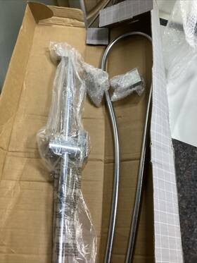 28631000 Hansgrohe - Slide Bars Shower Accessories Chrome New With Damaged Box