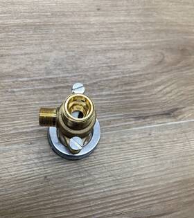 97357001 Hansgrohe Axor Pharo Shut Off Valve 3 Hole Basin Mixer 110