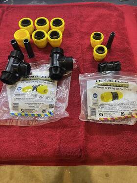 18-436-005 Home-flex 3/4 Inch Tees 1/2 Coupler
