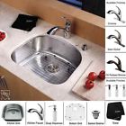 Kbu10-kpf2210-ksd30ch Id Single Soap . 23 Sink Bowl 796333 Faucet Dispenser Kitchen