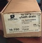 16720 Ii Sterling 2 Drain Pattern 1-1 Regular 17 Bath Tip Gauge Toe