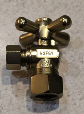621-cb Jaclo Angular Valve 621 Caramel Bronze - See Description