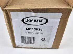 Mf35824 Jacuzzi Mf35 Toe Tap Drain Assembly Polished Nickel