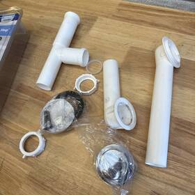 63wk Keeney Plumb Pak Foot Lok Stop Plastic Bath Drain Chrome Finish