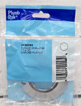 Pp20295 Keeney Plumb Pak Flange Shallow 1 1/4 Inch Od Chrome Plated Lot15