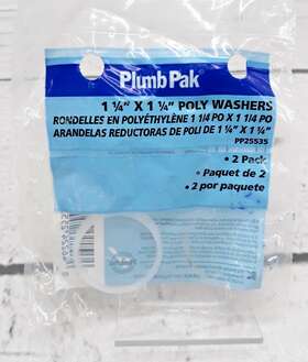 Pp25535 Keeney Plumb Pak 1 1/4 Inch X Poly Washers 2 Per Pac Lot52