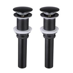 S2008dbkp220210904 Kes Black Sink Drain Without Overflow Bathroom Stopper Pop Up Vessel