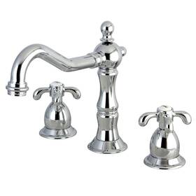 Ks1971tx Kingston Brass 663370181191 French Country Widespread Bathroom Faucet 7-1/2 Inch
