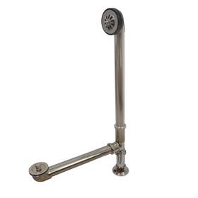 Kingston Brass 663370533808 Cc2086 Clawfoot Tub Waste And Overflow Drain Polished Nickel
