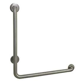 Gbl1424csr8 Kingston Brass 663370582387 24 Inch X L-shaped Grab Bar Right Hand Brushed Nickel
