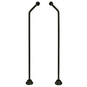 Kingston Brass Cc470 Vintage Double Offset Bath Supply Matte Black