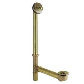 Dtl1163 Kingston Brass 21 Inch Trip Lever Waste And Overflow With Grid Antique