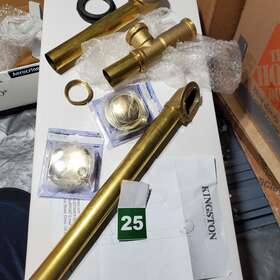 Dtt2162 Kingston Brass Tip-toe Bath Tub Drain And Overflow Polished