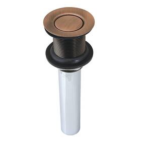 Ev800ac Kingston Brass Push Pop-up Drain Without Overflow Antique Copper