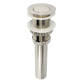 Ev8416 Kingston Brass Coronet Push Pop-up Bathroom Sink Drain Without Overflow Polished Nic