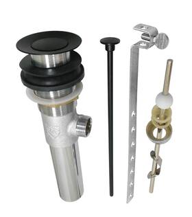 Kb1000mb Kingston Brass 2x Kb100 Trimscape 1-1/4 Inch Pop-up Drain Assembly - Black Used