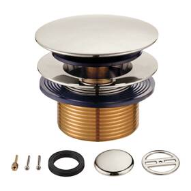 Kbu2006 Kingston Brass Eugene Tip-toe Tub Drain Conversion Kit Polished Nickel