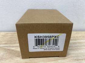 Ksh3958pxc Kingston Brass Cold Porcelain Cross Handle Brushed Nickel 3/8 Inch X 16