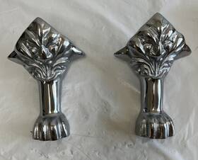 Kingston Brass Vctnh8 Vctnh Aqua Eden 2 Piece Iron Tub Feet - Nickel