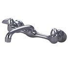 Kf102 Kitchen Chrome Cast Spout Brass " Faucet Kingston 6 Mount Finish Wall
