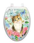 Kitty Soft Bathroom Toilet Tattoo Decoration Kitten Removable Cat Reusable