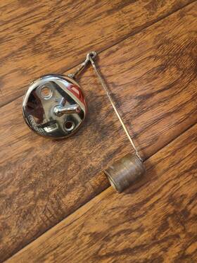1069644 Kohler Bathtub Drain Overflow Plate With Trip Lever Assembly