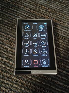 1115507 Kohler K-7420 Remote And Dock For Numi Smart Bidet Toilet K-3901 3900