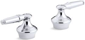 Kohler 15850-4m-cp Coralais Decorative Lever Handles With Polished Chrome