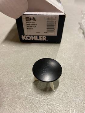 Kohler 6324-bl K- Overflow Cover Matte Black