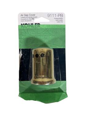 K-9111 Kohler 650531317247 Air Gap Cover Only Vibrant Polished Brass