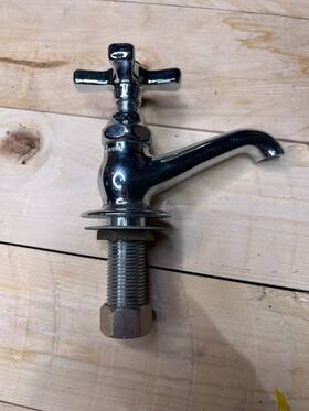 7512-cp Kohler Vintage American Standard Inch Re-nu Chrome Basin Tap - Antique Cross Handle Faucet
