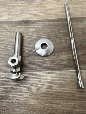 K-7638-bn Kohler 7638-bn Angle Supply With Stop Annealed Vertical Tube 1/2 Inch Read