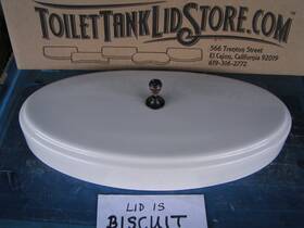 Kohler 85352 Toilet Tank Lid With Pull Lever Included Biscuit 5c