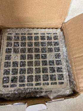 K-22665-cp Kohler 885612766786 Square Grid With Screws And Drain Throat