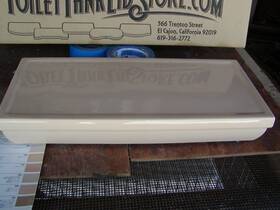 88872 Kohler Memoirs Toilet Tank Lid Almond Stately Version 18c