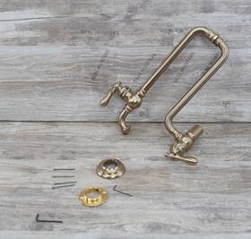 99270-bv Kohler Artifacts Wall-mount Pot Filler Vibrant Brushed Bronze