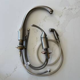 K-10430-bn Kohler Fort Kitchen Faucet With Spray Brushed Nickel