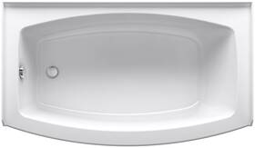 K-1118-la-0 Kohler Expanse 5 Ft. Left Drain Soaking Tub In White-k-1118-la-0