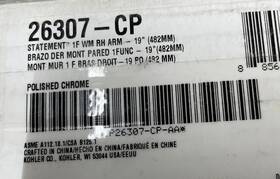 K-26307-cp Kohler Shower Arms Accessories Polished Chrome Read