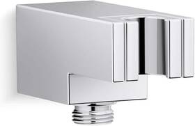 K-26310-sn Kohler Statement Wall Supply With Bracket In Vibrant Polished Nickel 26310