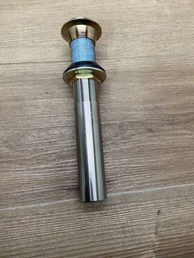 K-33151-bv Kohler Pop-up Drain Without Overflow -vibrant Brushed Bronze Used